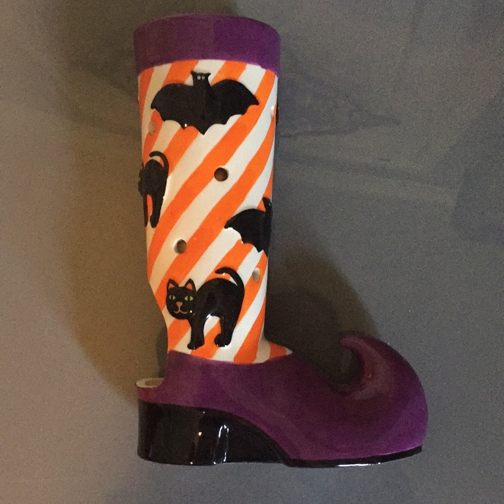 Witch boot candle wax warmer